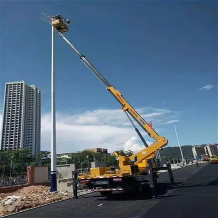 湄潭维修路灯的曲臂升降车出租